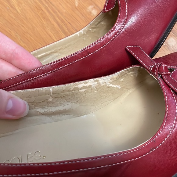 Cranberry/wine red heels - Picture 5 of 8